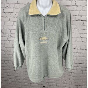 VTG Jarray Sportswear Blue Breckenridge 1/4 Zip Sweatshirt USA Made Size 1 S/M